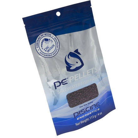 Piscine Energetics Pellets Saltwater Fish Food 4 oz